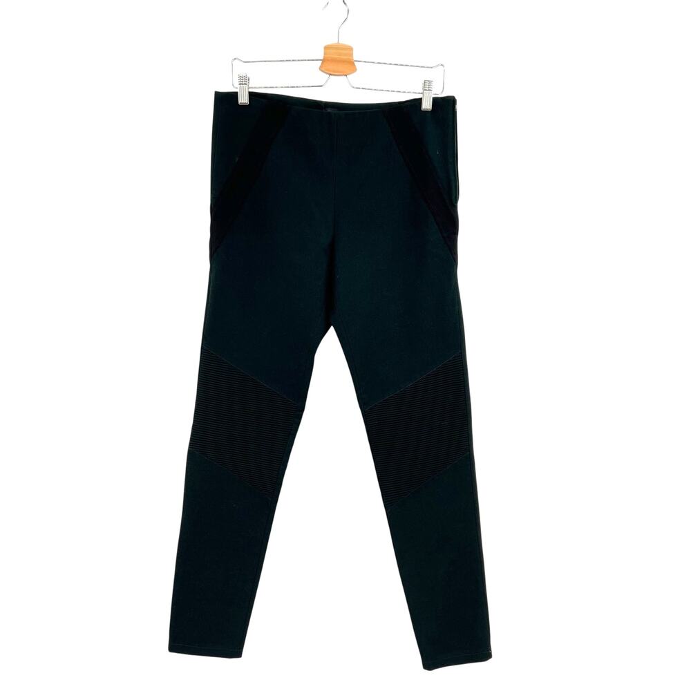 Joseph New Spark Gabardine Stretch Pants Legging Dark Green Size 42 US‎ 10